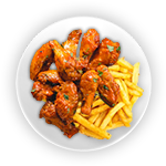 5 Pcs Peri Peri Chicken Wings 